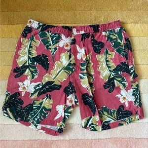 Todd Snyder 7” Casual Short in Red Floral